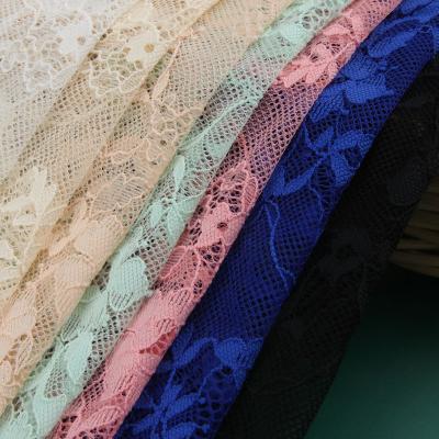 China Polyester Viable High Quality Embroidery Guipure Eyelash Floral Lace Guipure Lace Fabric For Woman Dress for sale