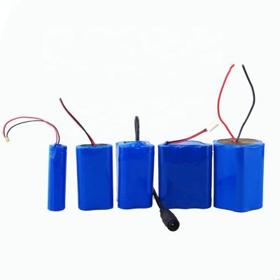 China Toys Customized Li-ion Battery Pack 3.7V 4000mAh 4400mAh 4400mAh 5000mAh ICR18650 For Emergency Lighting And Firelight for sale