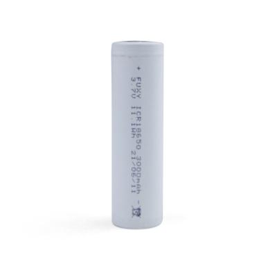 China Toys Cycle Rechargeable Lithium 3.7V Li-ion 3.7V 3000mAh Li-ion Battery 18650 for sale