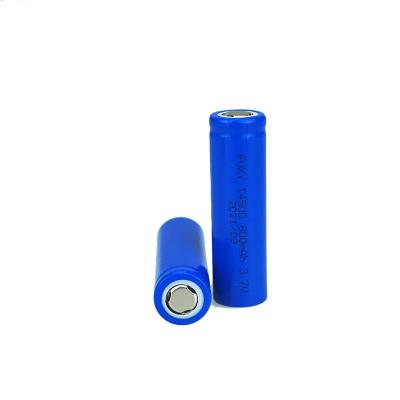 China Toys Cylindrical MSDS ICR CE Certificate Lithium Battery aa 3.7v 14500 500mah Li-Ion Rechargeable Battery Cell for Toy Car for sale