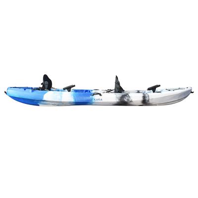 China Sit on top Rays2+1-Eagle ponton banana sea 2 person pedal kayak inflatable float small boat aluminum pontoons for pontoon boat for sale