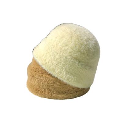 China 2020For Women's COMMON Wool Knitted Female Warm Fur Skullies Beanie For Girl Bunny Hair Hat Beanies Rabbit Fur for sale