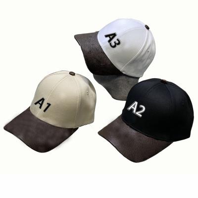 China new designer Letter Embroidery V Baseball Cap 6-Panel Hat Spring L Trucker Hat Drop Shipping Sun Hat for sale