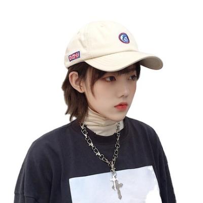 China COMMON cute little monkey embroidery paper baseball cap couple Japanese patterns and summer hat soft top spring drop shipping for sale