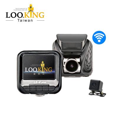 China TAIWAN 24 hours guarantee surveillance 2 years warranty 2CH recording Sony IMX323 sensor wifi dash cam LD-4P for sale