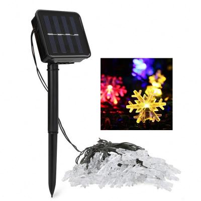 China String Light Solar Powered Led String Light 2019 Decoration Style Good Quality Christmas Light Hot Sale Best Price Snowflake Shape Led String Light for sale