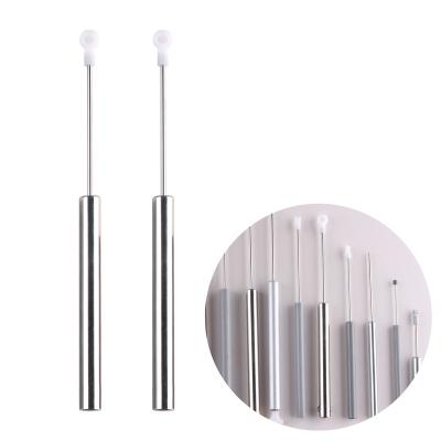 China Factory Price Modern Oil Sliding Rail Iron Damper Adjustable Hydraulic Piston Soft Close Damper For Wardrobe for sale