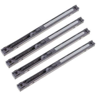 China Modern Hot Sale Sliding Door System Customized Soft Closing Door Rollers Protect Plastic Wardrobe Hydraulic Damper for sale