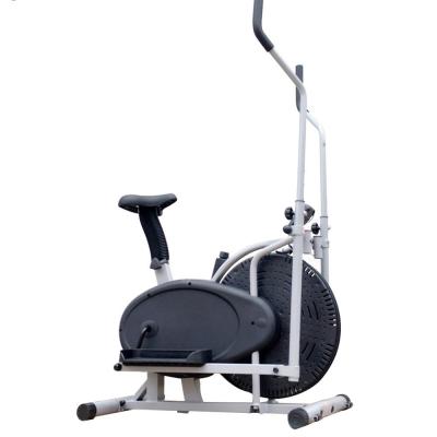 China Universal 2 IN 1 Exercise Fitness Indoor Cross Gym Trainer Airbike Commercial Elliptical Trainers Air Bike for sale