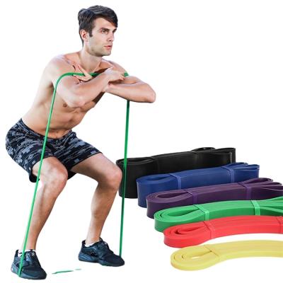 China Hot Sale Home Workout Eco-friendly Exercise Latex Pull Up Aid Band Fitness Resistance Bands for sale