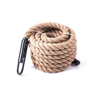 China Portable Gym Exercise Fitness ABS Training Elastic Jute Wrestling Procircle Battle Rope for sale