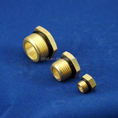 China OEM Hydraulic Hose Fitting Brass Screw Copper Nut for sale