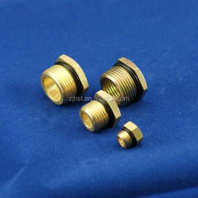 China Professional Pneumatic Auto Parts Assembly Brass Screw Copper Fitting Nut for sale