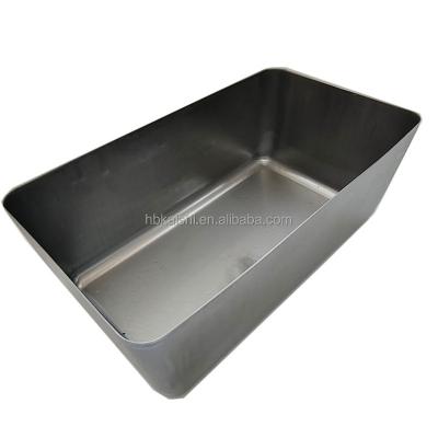 China Stainless Steel Customized 304 Stainless Steel Non Magnetic 316 Stainless Steel Metal Stamping Deep Drawn Deep Draw Container Cover for sale