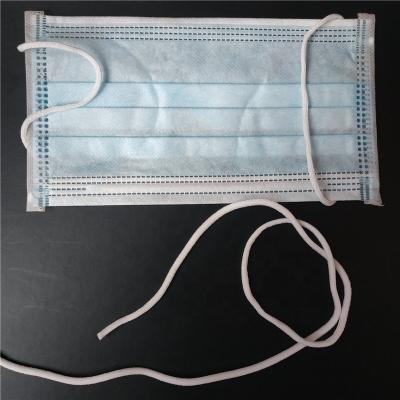 China Viable factory wholesale nylon with spandex 3mm round elastic cord for surgical face cover making TCYXS-3 for sale