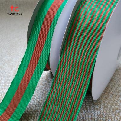 China Wholesale factory 40mm double face solid color stripe grosgrain cotton rayon petersham ribbon for garment TCMDS01 for sale