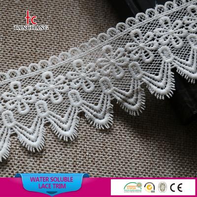 China Wholesale viable cotton embroidery lace trim lace trim battenburg lace water soluble trim SRTM29 for sale