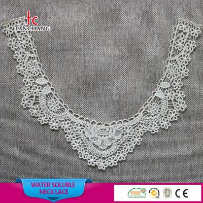 China The latest viable wholesale neck patch lace crochet embroidery factory neck churidar SRLK09 designs for sale