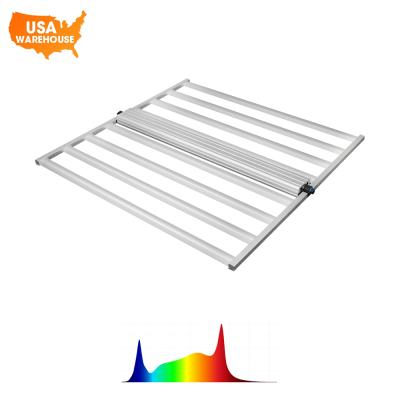 China 8 Bars 2022 Wholesale Spectrum Hydroponics Foldable Full 8 Bars Lm301h Lm301b 720w Lights Dimmable Strip Bar Led To Grow Light for sale