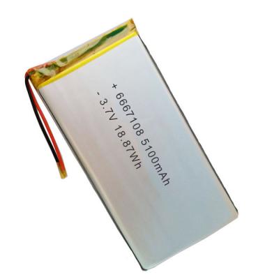 Chine batterie de polymère de lithium de 18.87Wh Li Ion Polymer Battery 3.7V 5100mAh pour l'hélicoptère de RC à vendre