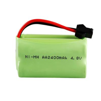 China Voltio 2400mAh 2000 de la batería 4,8 de Nimh de la célula FF202 4 completa un ciclo la carga rápida en venta