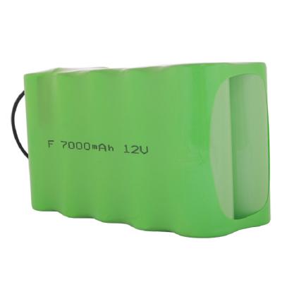 中国 Fのタイプ ニッケル金属水素化合物電池のパック7000mAh 12V Nimh 5C率 販売のため