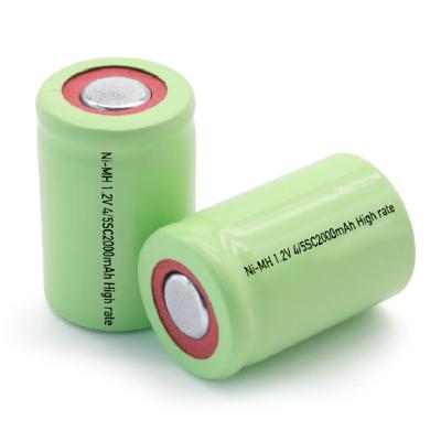 Chine Ni-MH batteries rechargeables de l'hydrure D.C.A. en métal de nickel du haut débit 1.2V 2000mAh à vendre