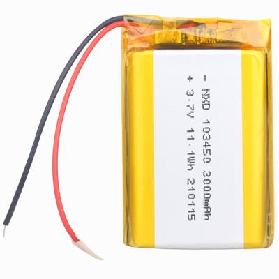 中国 低温のリチウム電池のパック103450 3000mAh 販売のため