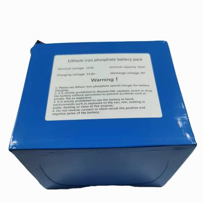 China Batería de encargo 12V 50A del fosfato del hierro del litio del almacenamiento de energía en venta