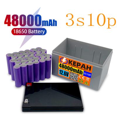 China MSDS Certified 12.6V 48000mAh Lithium Ion Battery Pack With Protective Plate for sale