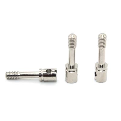 China SUS 304 Stainless Steel Nut Bolt Screw Machine Thread M4 Drilled Head Screw Sealing Bolt for sale