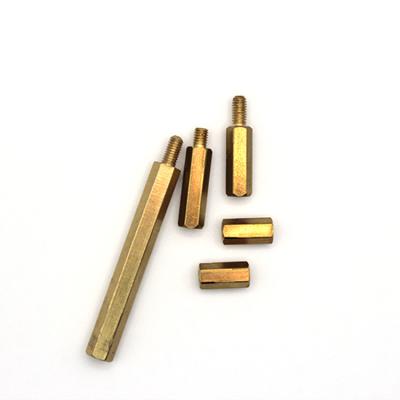 China Cross Recessed Copper Column Screws Zinc Plated Steel Hexagonal  With One-Stop Service for sale