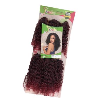 China X-Ring Hair Synthetic Hair Weaves Jessica Brand REGINA 2pcs Good Quality Cheap Price Curly Hair Weave for sale