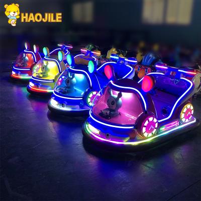 China Fiberglass+Material Battery Charging Rabbit Kids Bumper Car Amusement Park Fairy Kid On Ride Bumper Car Parent-child Cars for sale