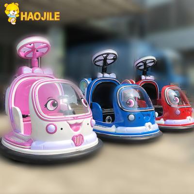 China Fiberglass+hardware HAOJILE amusement bumper car for kids battery electric kids car in shopping mall for sale