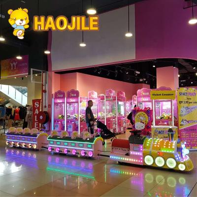 China Fiberglass Fast Delivery Customized Mini Train Trackless Rides For Sale Amusement Park Small Trains For Sale In Mall And Square for sale