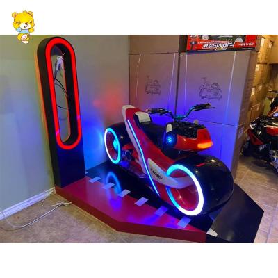 China Anti-collision Fiberglass Amusement Park Child Seat Motorcycle Radar Children Ride On Electric Motorcycles Motorbike for sale