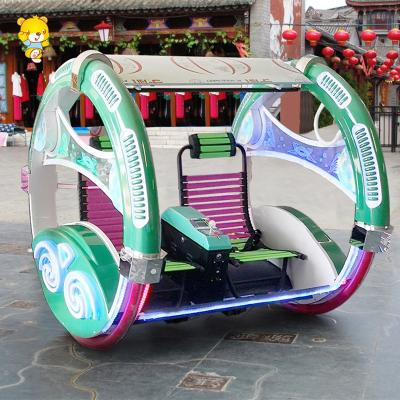 China Anti-collision Material 9S Leswing swing car moonwalk Lebar happy car for amusement park shopping mall for sale