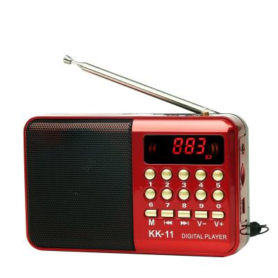 China Mini Mini Portable USB tf Card AM Fm Led Digital Handheld Portable Vintage Display Transmitter Radio Radio for sale