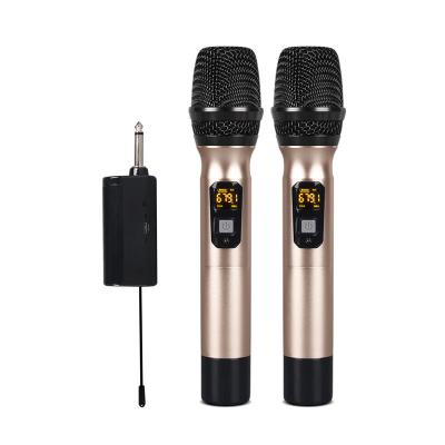 China Dynamic Microphone Mic Karaoke Microphone Wireless Handheld Microphone Professional Handheld Portable Microphone for Singing Professional Microphone for sale