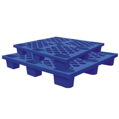 China Single Faced Single Faced HDPE 100% Recycled One Way Export Cheap Stackable Plastic Pallet for sale