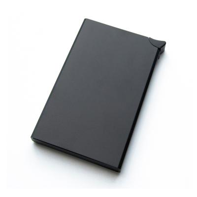 China RFID Blocking Auto Noise Up Aluminum Metal Wallet Card Holders Slide Card Holder for sale