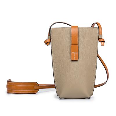 China Minimalist leather cross - body bag for long cell phone wallet purse for women for sale