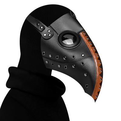 China Halloween. Plague Dr. Mask Cosplay Steampunk Halloween Costume Props Party Wear Plague Doctor Bird Mask Long Nose Beak for sale