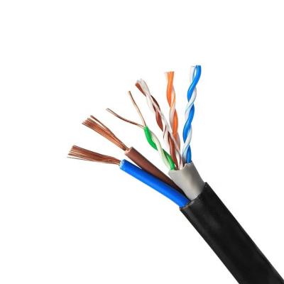 China 2022 hot selling full strip indoor and outdoor nylon copper dc cable cat5e products 23AWG /24AWG for sale