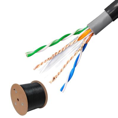 China 2022 Hot Selling PC Customized Waterproof Cat5e Cable Outdoor Cable For Network Lan Cable for sale