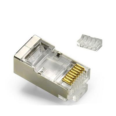 China Other Cat6 vat5e connector high quality unshielded product 8p8c network cable connector shield Rj45 socket customized for sale