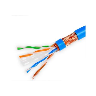 China Networking 2022 hot selling indoor and outdoor cat6a ultra-thin shield network custom solid bare copper cables for sale