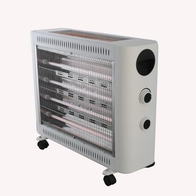 China Low Energy Ceramic Infrared Carbon Fiber Ceramic Fiber Household Quartz Freestanding Heater Portable Quiet For Home Patio for sale