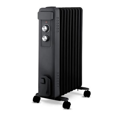 China Household 5/7/9/11/13 Fins Filled Radiator Oil Heater With 3 Heat Settings, Adjustable Thermostat, Quiet Portable Electric Heater for sale